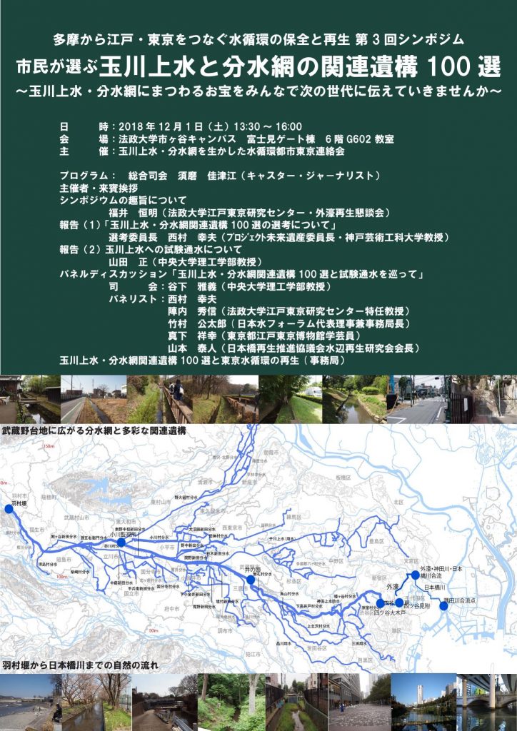 野火止用水のイメージ