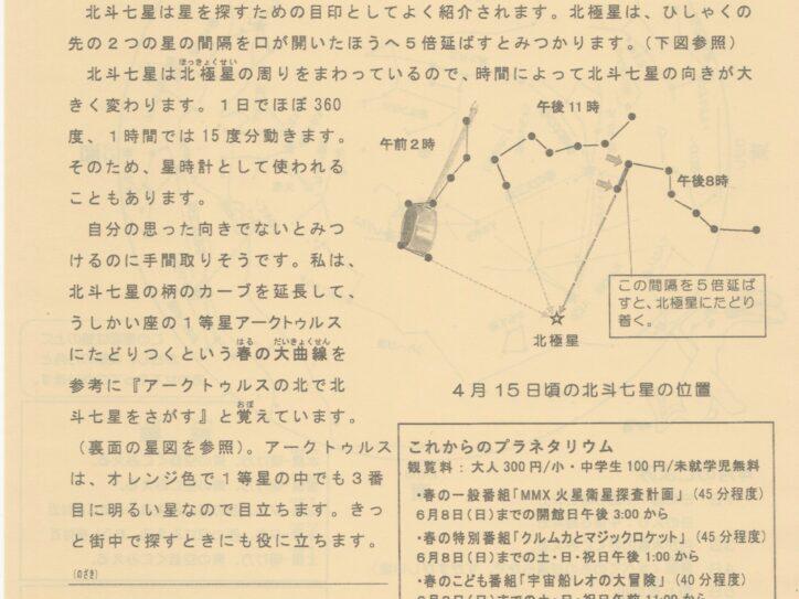4月の星空