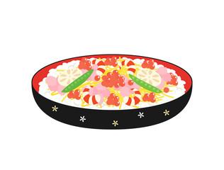 洋風ちらし寿司の創作