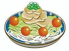 季節のお野菜を使い豚ロース２品を