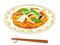 みんなの料理は「中華麺あんかけ」