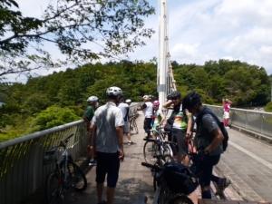蔵敷公民館クロスバイク講座で多摩湖一周