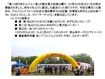 第１０回うまかんべぇー祭開催報告