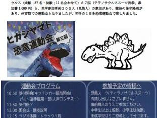 第三回(２０２５年度)ヒガシヤマト恐竜運動会開催報告(ヒガシヤマトみらい基地主催)
