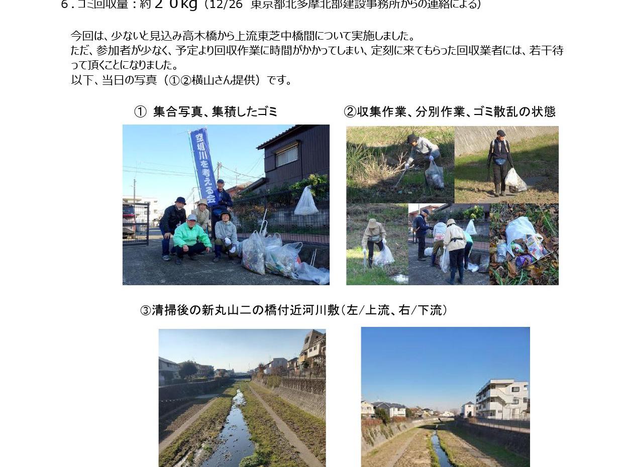 空堀川！ミニ清掃報告！