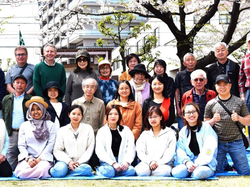 お花見を開催　日本語の会