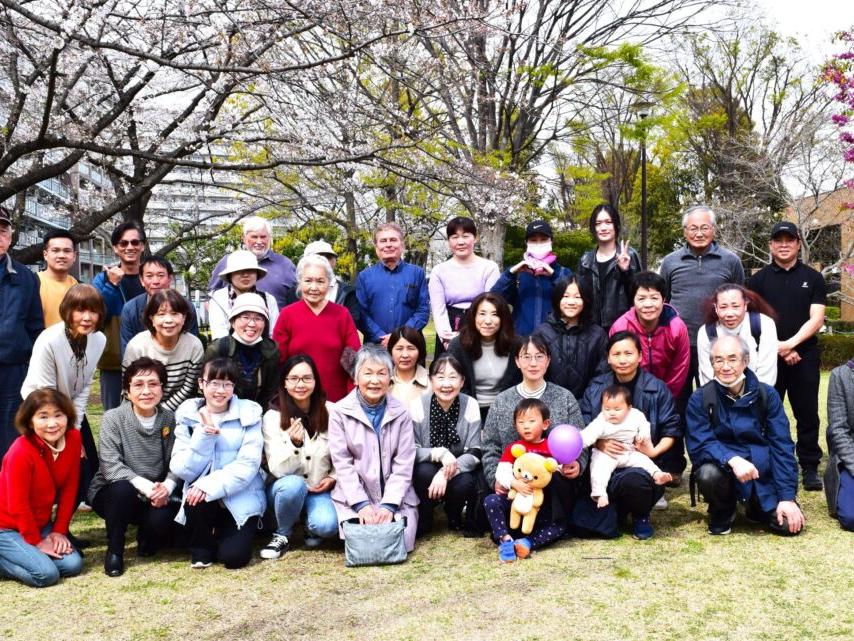お花見を開催　にほんご友の会