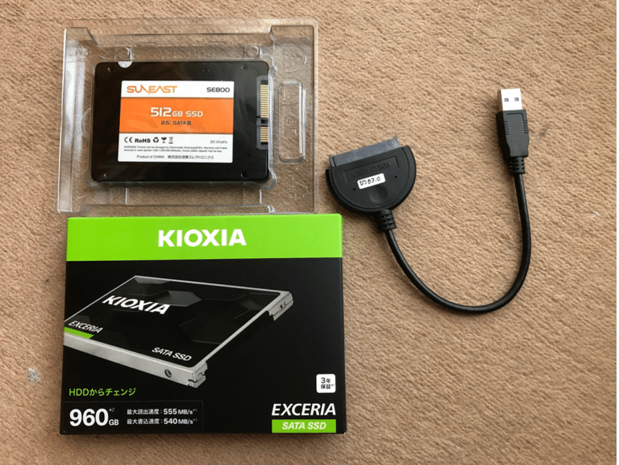SSD故障 クローン作成入替え奮闘記