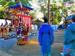 芋窪地区鎮守の豊鹿島神社例大祭