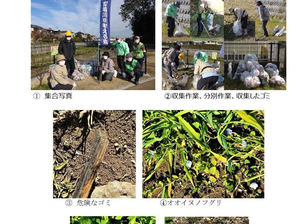 空堀川！２月のミニ清掃報告！